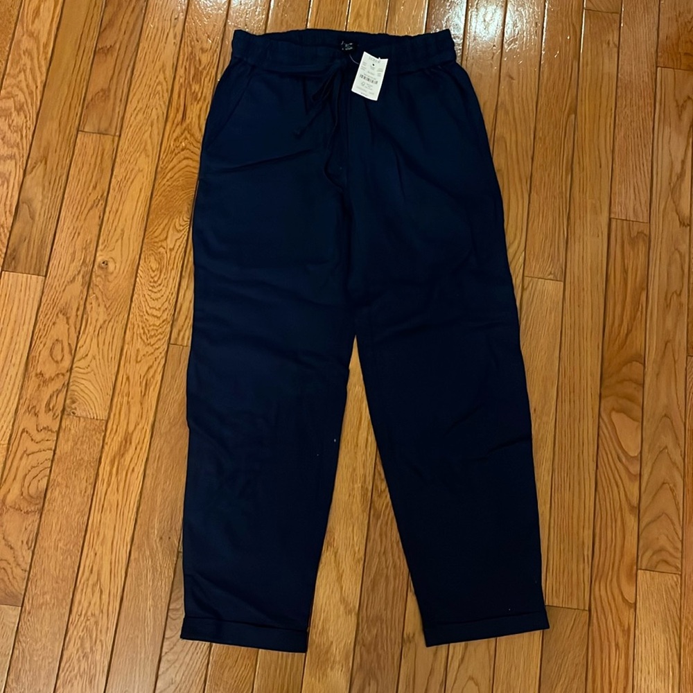 NWT - J. Crew Factory Linen Pants Navy size 00P